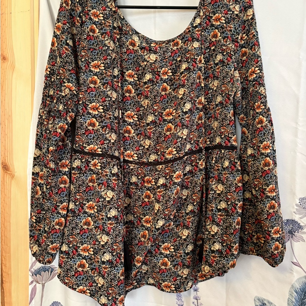 Knox Rose Multicolor Floral Blouse